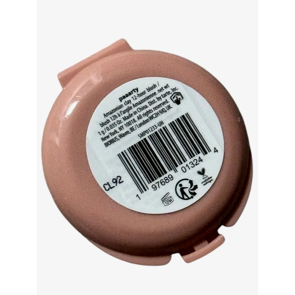 Tarte Blush Paaarty Amazonian Clay 12-Hour Blush - Pink/Mauve, Mini Travel Sized
